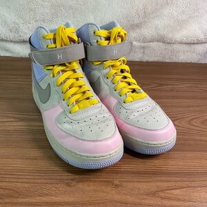 Nike Air Force 1 Mid Multi-Color High-Top Sneakers size 8.5